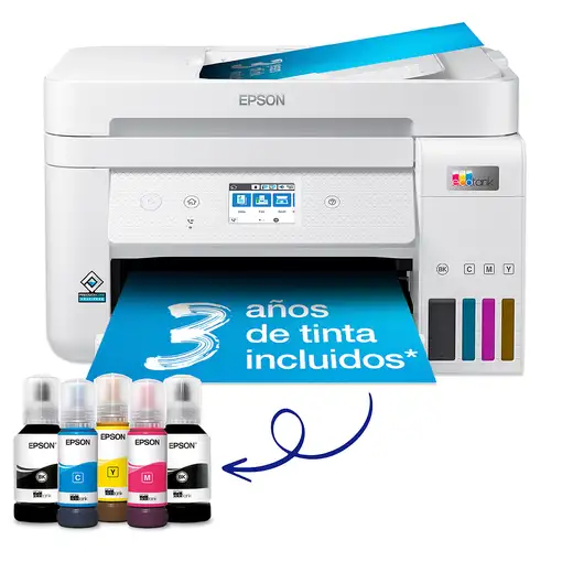 Epson EcoTank Impresora multifunción ET-4856 A4 con depósito de tinta, conexión Wi