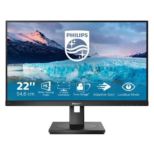Philips S Line 222S1AE/00 pantalla para PC 54,6 cm (21.5") 1920 x 1080 Pixeles Ful