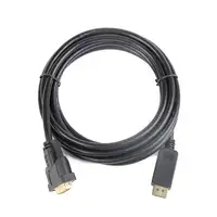 Gembird CC-DPM-DVIM-6 adaptador de cable de vídeo 1,8 m DisplayPort DVI Negro