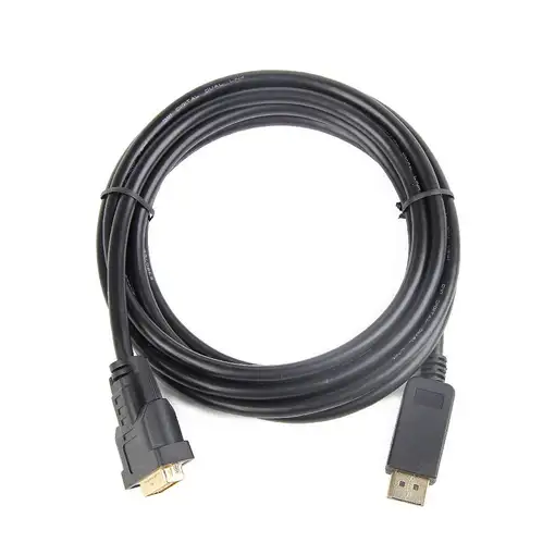 Gembird CC-DPM-DVIM-6 adaptador de cable de vídeo 1,8 m DisplayPort DVI Negro