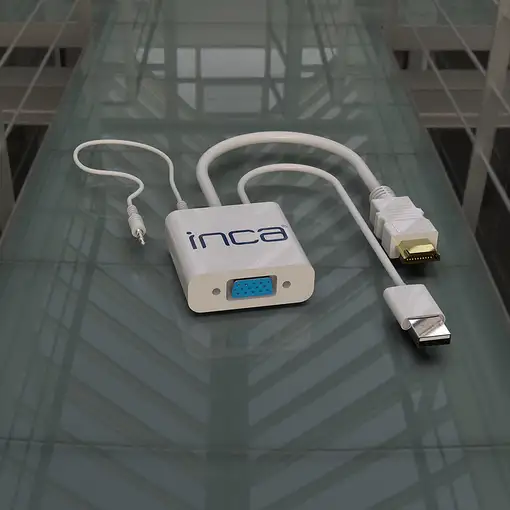 Inca IVTH-01 Adaptador gráfico USB Blanco