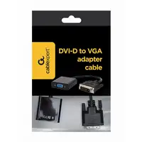 Gembird A-DVID-VGAF-01 adaptador de cable de vídeo 0,2 m DVI-D VGA (D-Sub) Negro