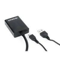 Gembird A-VGA-HDMI-01 adaptador de cable de vídeo 0,15 m HDMI tipo A (Estándar) VG