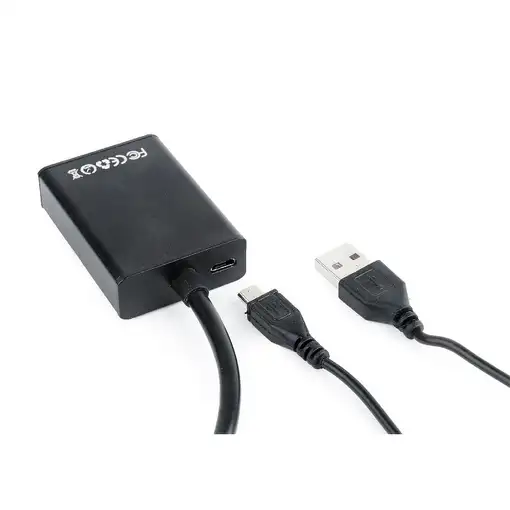 Gembird A-VGA-HDMI-01 adaptador de cable de vídeo 0,15 m HDMI tipo A (Estándar) VG
