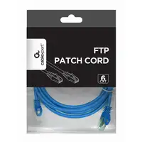Gembird Patch Cord Cat.6 UTP 3m cable de red Azul Cat6 U/UTP (UTP)