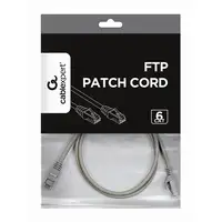 Gembird PP6-1M cable de red Gris Cat6