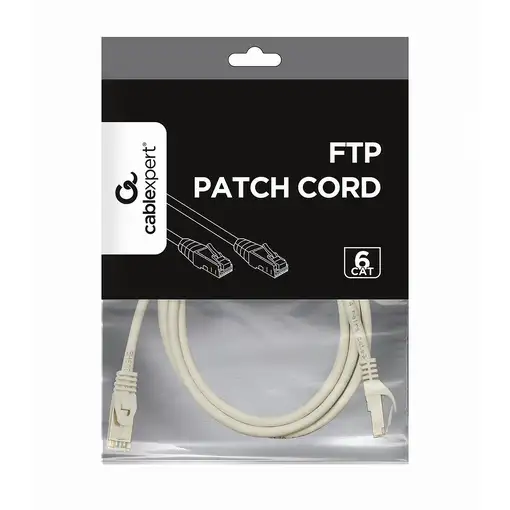 Gembird PP6-2M cable de red Gris Cat6