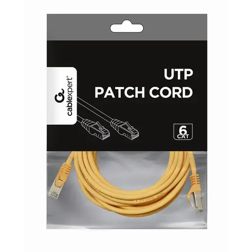 Gembird PP6U-3M cable de red Amarillo Cat6 U/UTP (UTP)