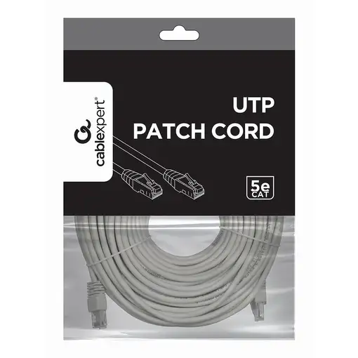 Gembird PP12-30M cable de red Gris Cat5e U/UTP (UTP)