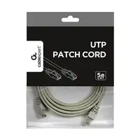 Gembird PP12-5M cable de red Beige Cat5e