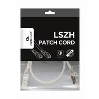 Gembird PP6A-LSZHCU-0.5M cable de red Gris 0,5 m Cat6a
