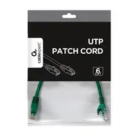 Gembird PP6U-0.25M/G cable de red Verde 0,25 m Cat6 U/UTP (UTP)