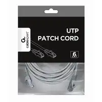 Gembird PP6U-5M cable de red Gris Cat6 U/UTP (UTP)