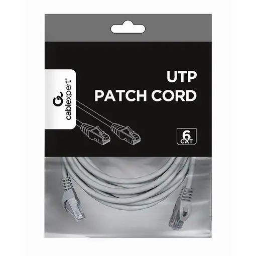 Gembird PP6U-5M cable de red Gris Cat6 U/UTP (UTP)