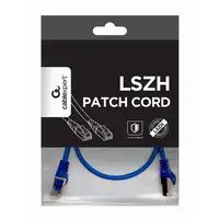 Gembird PP6A-LSZHCU-B-0.5M cable de red Azul 0,5 m Cat6a S/FTP (S-STP)