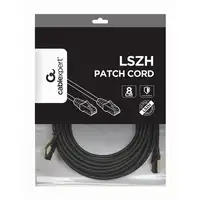Gembird PP8-LSZHCU-BK-7.5M cable de red Negro 7,5 m Cat8 S/FTP (S-STP)