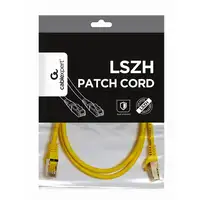 Gembird PP6A-LSZHCU-Y-1M cable de red Amarillo Cat6 S/FTP (S-STP)
