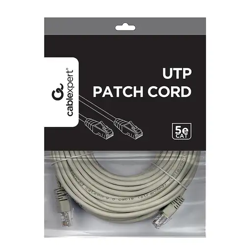 Gembird PP12-20M cable de red Gris Cat5e