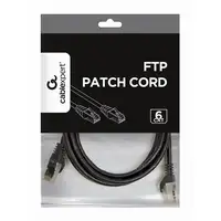 Gembird Patch Cord Cat.6 UTP 3m cable de red Negro Cat6 U/UTP (UTP)