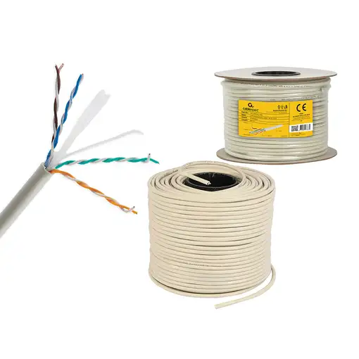 Gembird CAT6 UTP 100m cable de red Gris U/UTP (UTP)