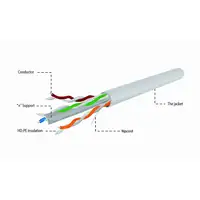 Gembird CAT6 UTP 100m cable de red Gris U/UTP (UTP)
