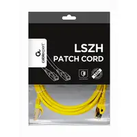 Gembird PP6A-LSZHCU-Y-3M cable de red Amarillo Cat6 S/FTP (S-STP)