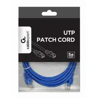 Gembird Cat5e, 2m cable de red Azul