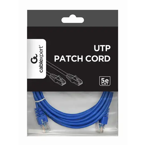 Gembird Cat5e, 2m cable de red Azul