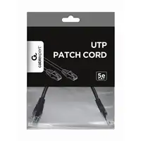 Gembird Patch Cord Cat.5e UTP 0.25m cable de red Negro 0,25 m Cat5e U/UTP (UTP)