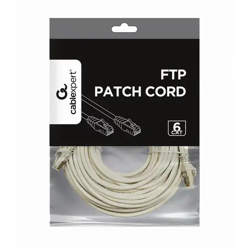 Gembird PP6-10M cable de red Plata Cat6