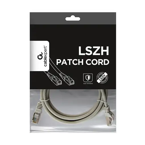 Gembird PP6A-LSZHCU-2M cable de red Gris Cat6 S/FTP (S-STP)