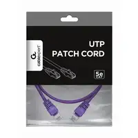 Gembird RJ45/RJ45 Cat5e 0.5m cable de red Púrpura 0,5 m U/UTP (UTP)