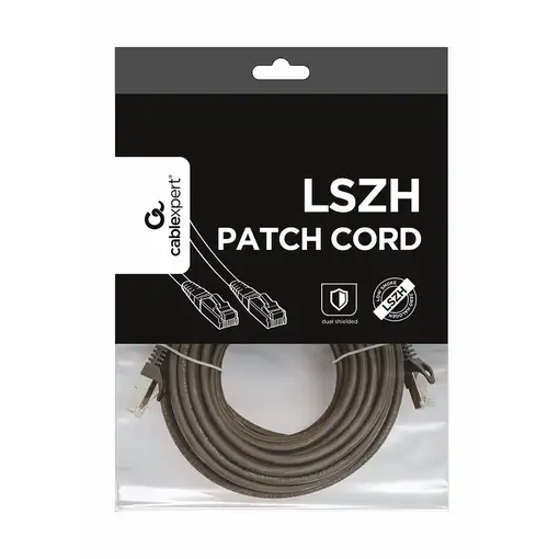Gembird PP6A-LSZHCU-BK-10M cable de red Negro Cat6a S/FTP (S-STP)