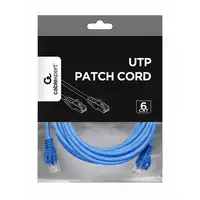 Gembird PP6U-3M cable de red Azul Cat6 U/UTP (UTP)