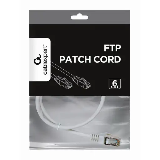 Gembird PP6-0.5M/W cable de red Blanco 0,5 m Cat6 F/UTP (FTP)