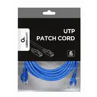 Gembird PP6U-5M cable de red Azul Cat6 U/UTP (UTP)