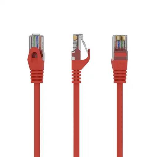 Gembird PP6U-1M cable de red Rojo Cat6 U/UTP (UTP)