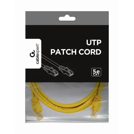 Gembird PP12-3M/Y cable de red Amarillo Cat5e U/UTP (UTP)