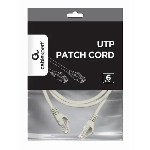 Gembird PP6U-1M cable de red Gris Cat6 U/UTP (UTP)