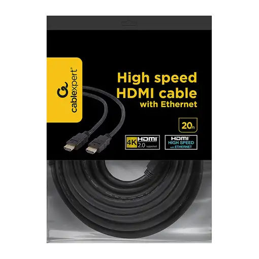 Gembird 20m HDMI cable HDMI HDMI tipo A (Estándar) Negro