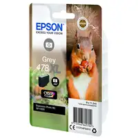 Epson Squirrel Singlepack Grey 478XL Claria Photo HD Ink