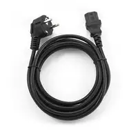 Gembird PC-186-VDE-3M power cord with VDE approval 3 meter Negro