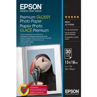 Epson Premium Glossy Photo Paper - 13x18cm - 30 Hojas