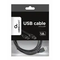 Gembird CCP-USB2-AMBM-6 cable USB 1,82 m USB A USB B Negro