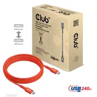 CLUB3D CAC-1573 cable USB USB4 Gen 2x2 2 m USB C Rojo