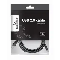 Gembird Kabel / Adapter cable USB USB 2.0 1,8 m USB A USB C Negro