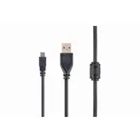 Gembird 1.8m USB 2.0 A/mini-USB cable USB 1,8 m USB A Mini-USB B Negro