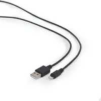 Gembird CC-USB2-AMLM-1M cable de conector Lightning Negro