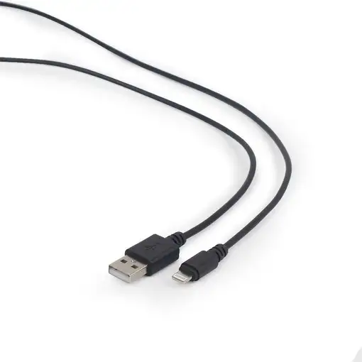 Gembird CC-USB2-AMLM-1M cable de conector Lightning Negro