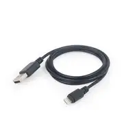 Gembird CC-USB2-AMLM-1M cable de conector Lightning Negro